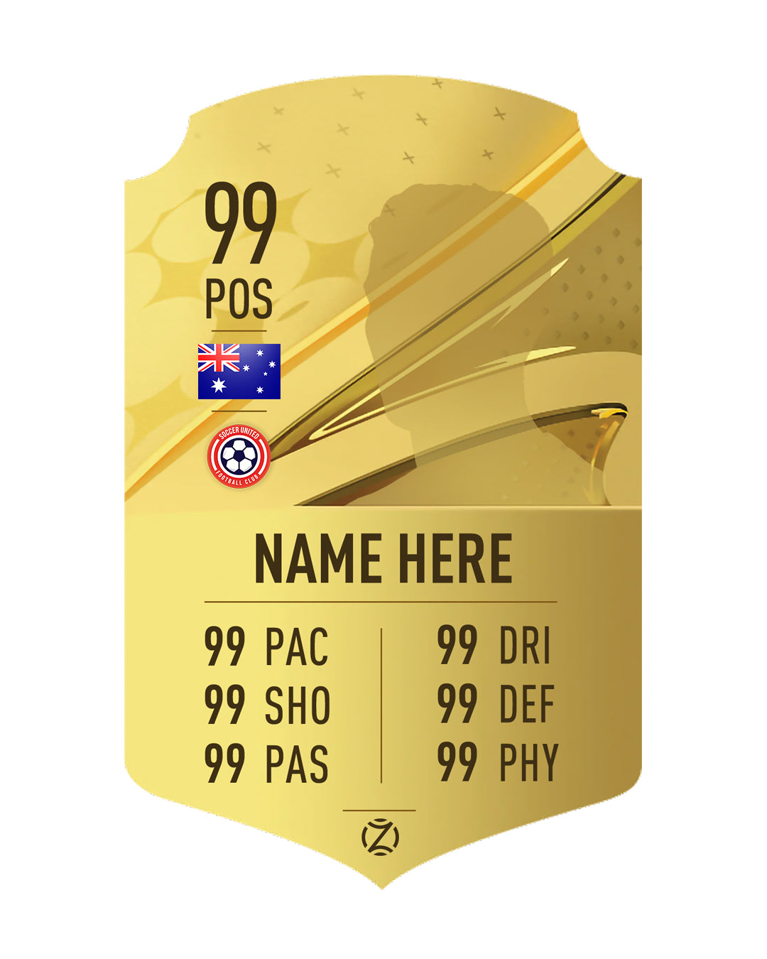 gold rare fifa card 23 Rare Gold – OZ Football Card