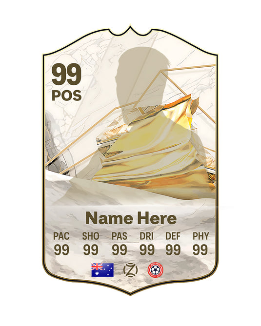 Personalized Football Card | Custom Football Gift | OZ Football Card